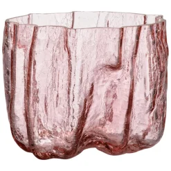 Kosta Boda Crackle vase, 175 mm, pink