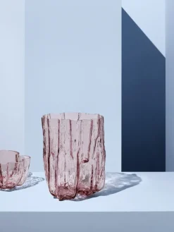 Kosta Boda Crackle vase, 175 mm, pink