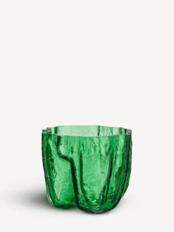 Kosta Boda Crackle vase, 175 mm, green