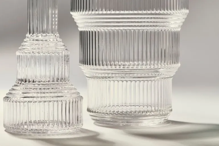 Kosta Boda Pavilion tulip vase, 173 mm, clear