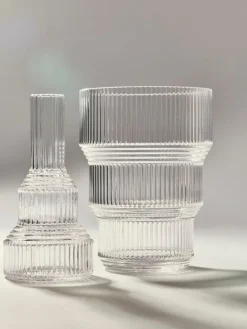 Kosta Boda Pavilion tulip vase, 173 mm, clear