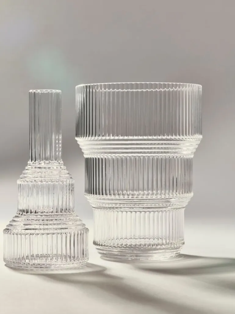 Kosta Boda Pavilion tulip vase, 173 mm, clear