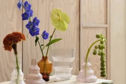 Kosta Boda Pavilion tulip vase, 173 mm, clear