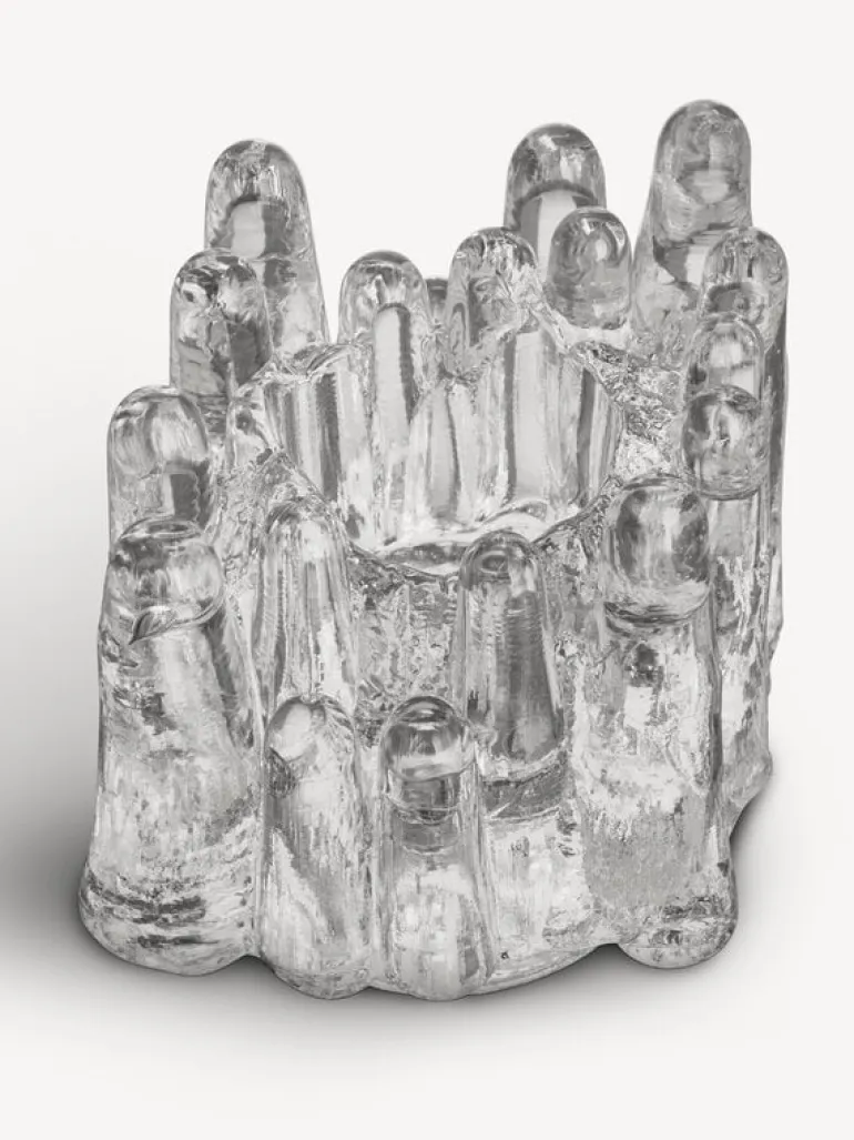 Kosta Boda Polar votive candle holder, 112 mm, clear
