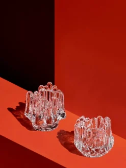 Kosta Boda Polar votive candle holder, 112 mm, clear