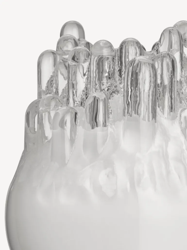 Kosta Boda Polar votive candle holder, 190 mm, white