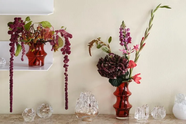 Kosta Boda Polar votive candle holder, 190 mm, white