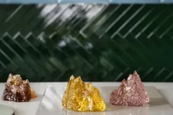 Kosta Boda The Rock votive, 91 mm, bronze