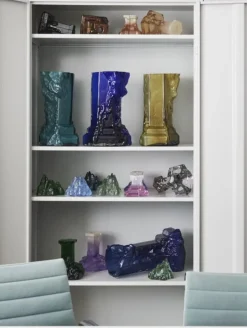 Kosta Boda The Rock votive, 91 mm, iron oxide