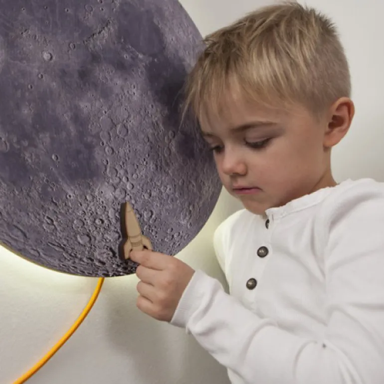 Kotonadesign Moon wall lamp / noteboard