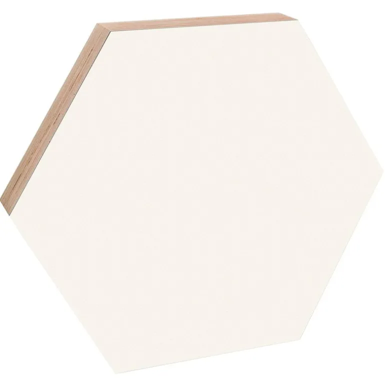 Kotonadesign Noteboard hexagon, 52,5 cm, white