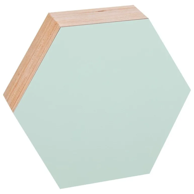 Kotonadesign Noteboard hexagon, 26 cm, mint