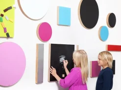 Kotonadesign Noteboard round, 40 cm, black