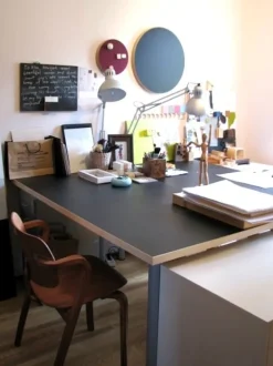 Kotonadesign Noteboard round, 50 cm, black