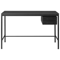 Labofa Heritage 65 desk, 2 drawers, black linoleum - black