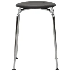 Labofa Heritage 13.1 stool, black oak - chrome