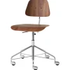 Labofa Heritage 12.1 work chair, walnut - chrome