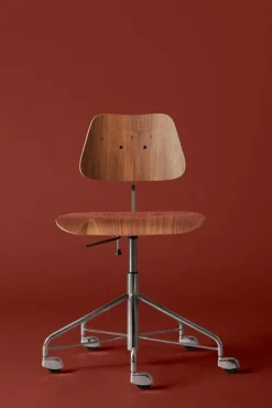 Labofa Heritage 12.1 work chair, walnut - chrome