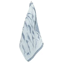 Lapuan Kankurit Aallokko towel, linen - blue