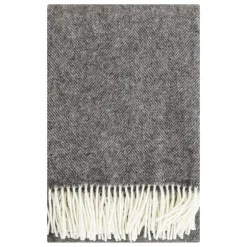 Lapuan Kankurit Arvo blanket, 130 x 180 cm, white - natural brown