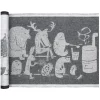 Lapuan Kankurit Eläinten Sauna sauna cover, 46 x 60 cm, black - linen