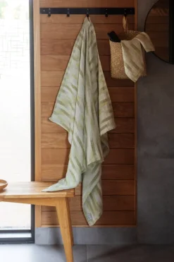 Lapuan Kankurit Hohto bath towel, white - green