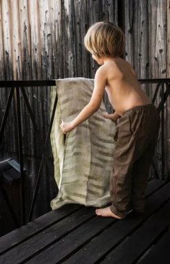 Lapuan Kankurit Hohto bath towel, white - green