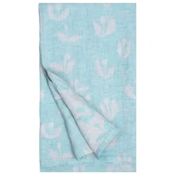 Lapuan Kankurit Kesäkukka table cloth/throw, turquoise - rose