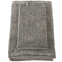 Lapuan Kankurit Kivi hand towel, black - linen