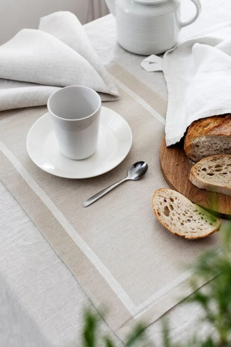 Lapuan Kankurit Laina placemat, linen - white