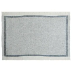 Lapuan Kankurit Laina placemat, linen - dark grey