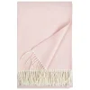 Lapuan Kankurit Lepo blanket, 135 x 180 cm, white - rose