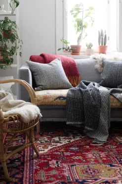 Lapuan Kankurit Metsä cushion cover 45 x 45 cm, light grey