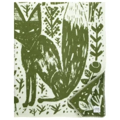 Lapuan Kankurit Metsikkö blanket, olive - white