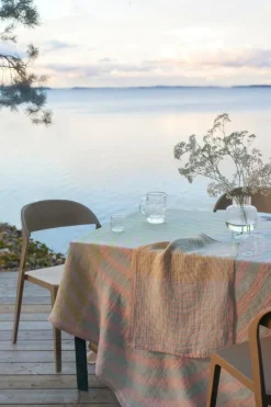 Lapuan Kankurit Metsälampi hand towel, rose - grey - lime