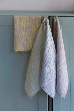 Lapuan Kankurit Osmankäämi towel/napkin, linen - blue