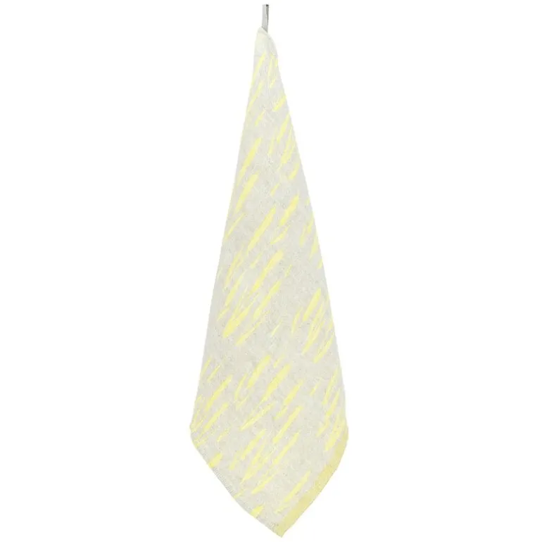 Lapuan Kankurit Osmankäämi towel/napkin, linen - yellow