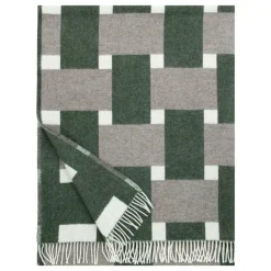 Lapuan Kankurit Punos blanket, beige - olive - white