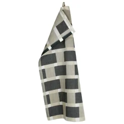 Lapuan Kankurit Punos kitchen towel, linen - dark grey
