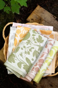 Lapuan Kankurit Puutarha towel/napkin, white - linen