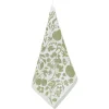Lapuan Kankurit Puutarha towel/napkin, white - olive