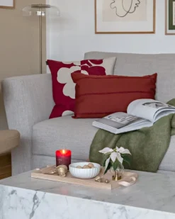 Lapuan Kankurit Revontuli mohair blanket, powder - olive