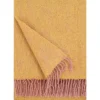 Lapuan Kankurit Revontuli mohair blanket, powder - ochre
