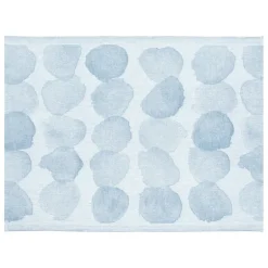 Lapuan Kankurit Sade sauna cover, 46 x 150 cm, white - rainy blue