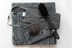 Lapuan Kankurit Viilu bath towel, black - linen