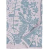 Lapuan Kankurit Villiyrtit tablecloth/throw, 150 x 200 cm, rose - petroleum