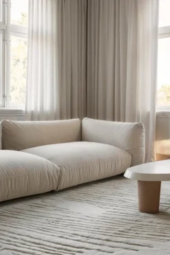 LAYERED Artisan Guild rug, bone white