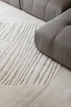 LAYERED Artisan Guild rug, bone white