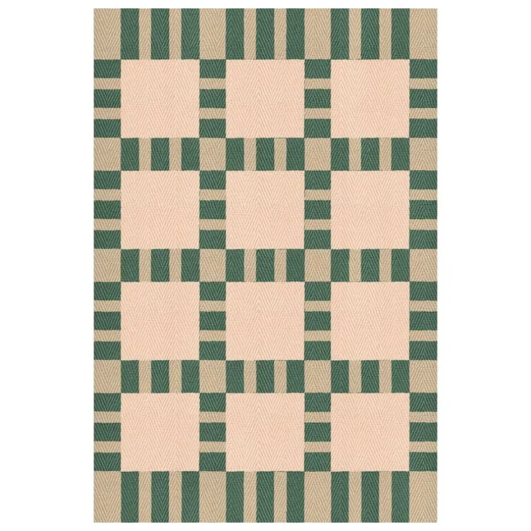 LAYERED Evelina Kroon Korean Chives jute rug