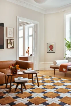 LAYERED Evelina Kroon Ochre Fields rug